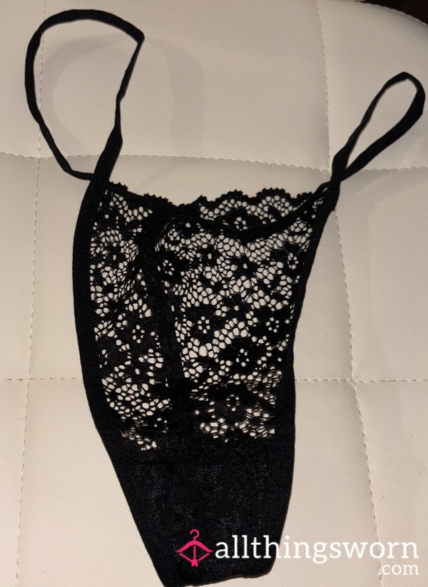 Black Lace G-string