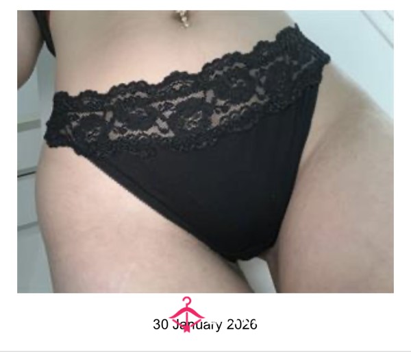 Black Lace Good Girl Thongs 🩷