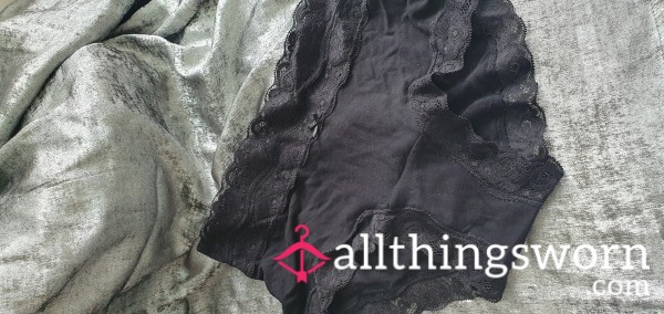 Black Lace Super Soft Panties