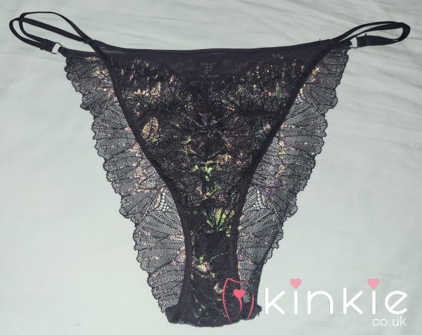 Black Lace Knickers Full Of Flavour