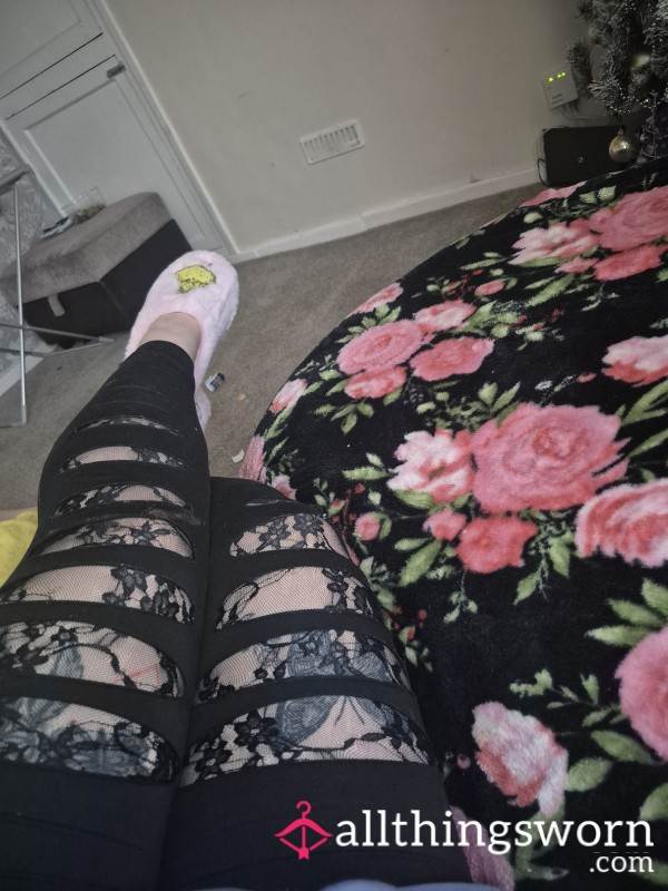 Black Lace Leggins