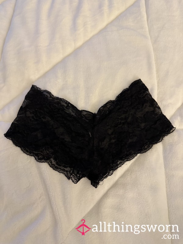 Black Lace Lingerie Shorts