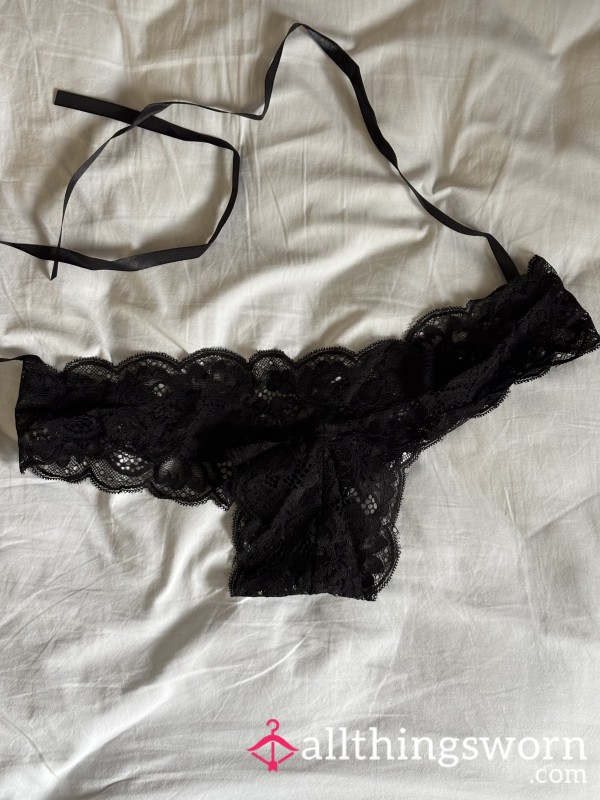 Black Lace On Campus 🎀💦 — 48h Made-to-Order Wear (Add-On: Gym Or Naughty Fun)