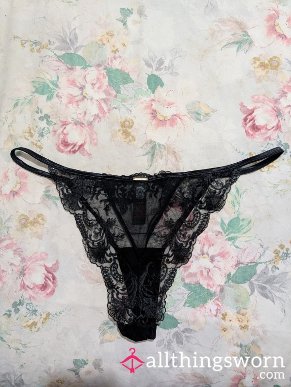 Black Lace Knickers