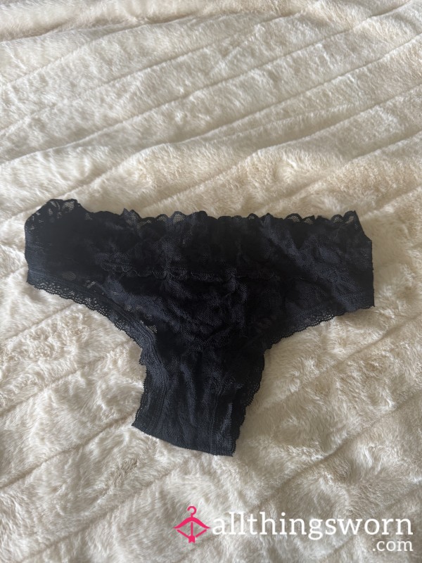 Black Lace Cheeky Panties