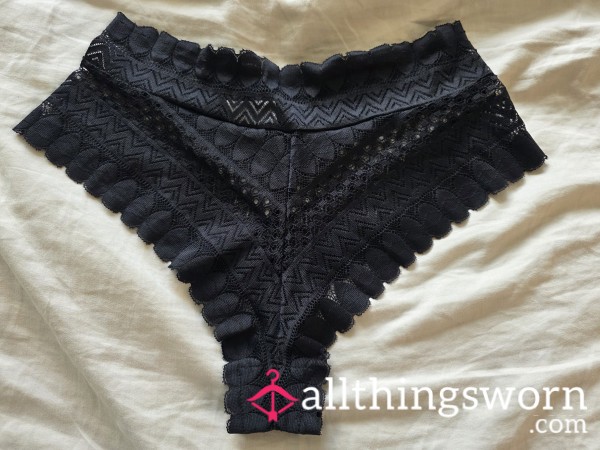 🔥 Black Lace Panties