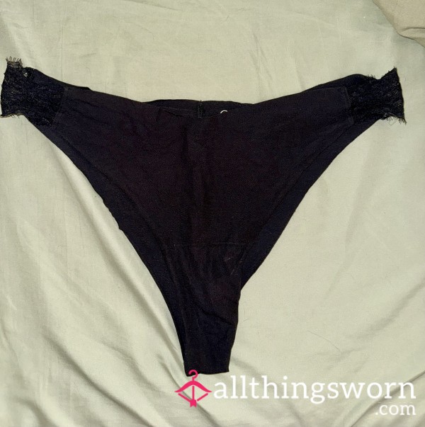 Black Lace Panties (m*sturb*ted In🤭💋)