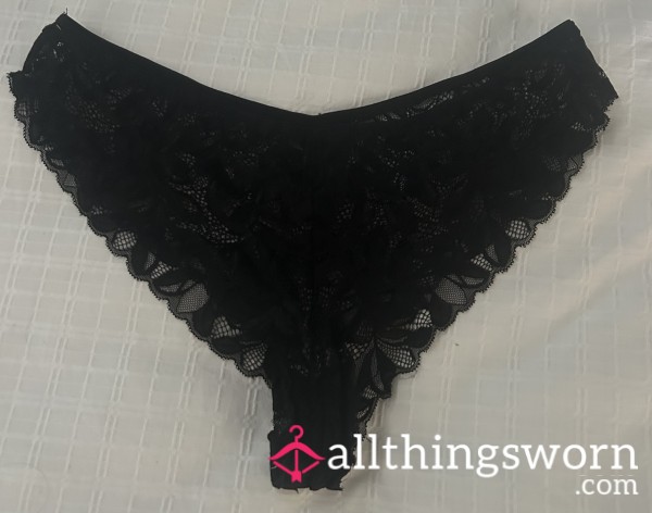 Black Lace Pants