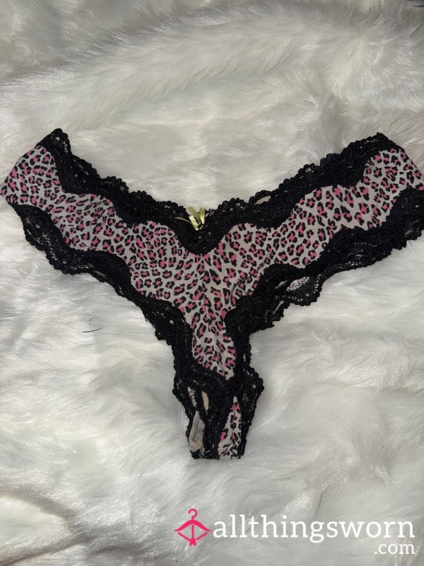 Black Lace Pink Cheetah