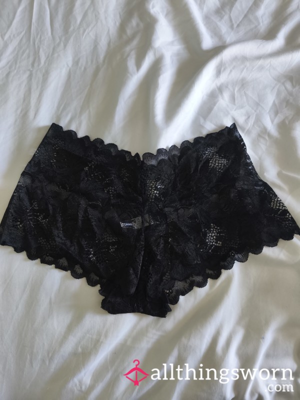 Black Lace Shorts