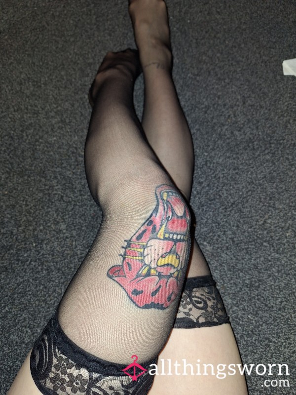 Black Lace Stockings