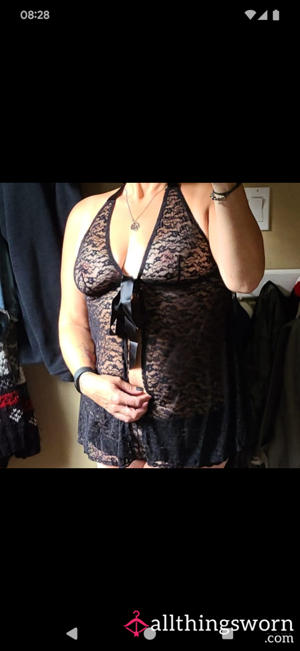 Black Lace Teddy