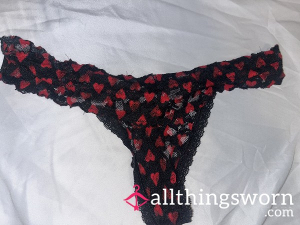 Black Lace Thong