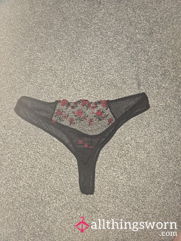 Black Lace Thong 🔥