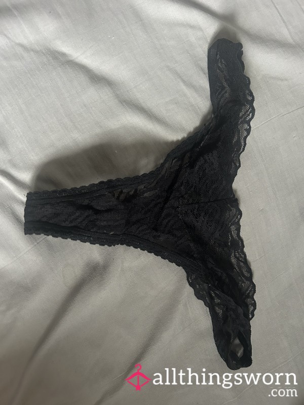 Black Lace Thong 🖤🥀