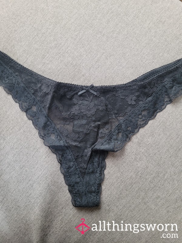 Black Lace Thong 🖤