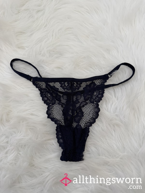 Black Lace Thong