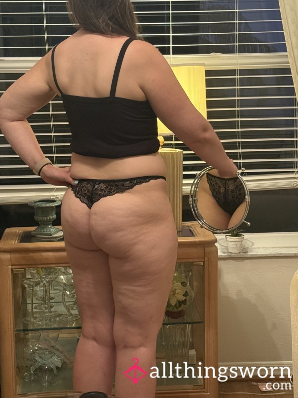 Black Lace Thong From Sweet Florida Heat!