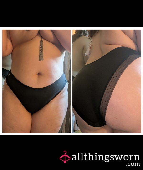 Anne Klein Black Lace Trimmed Panty