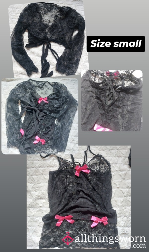 Black Lace Lingerie