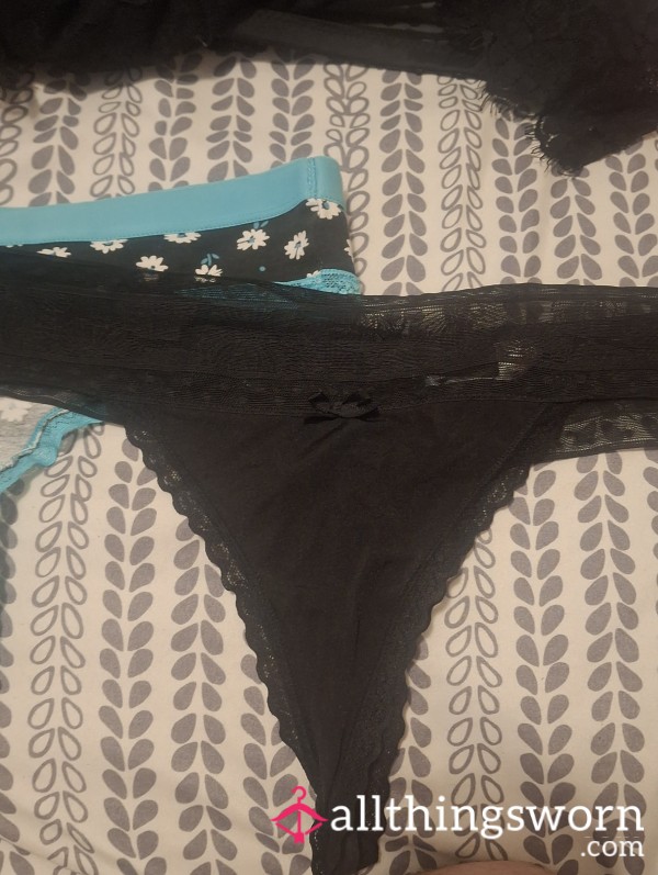Black Laced No Boundaries Thong