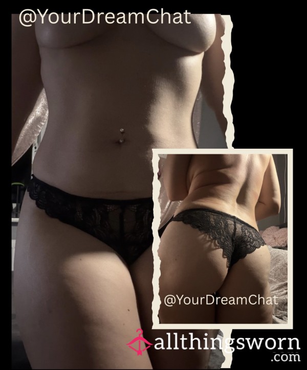 Black Lacey Knickers