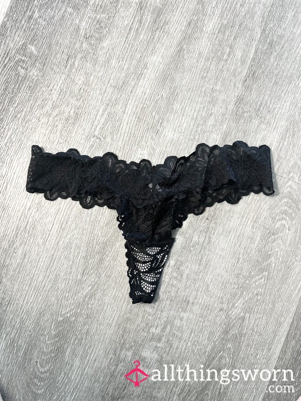 Black Lacie Panty
