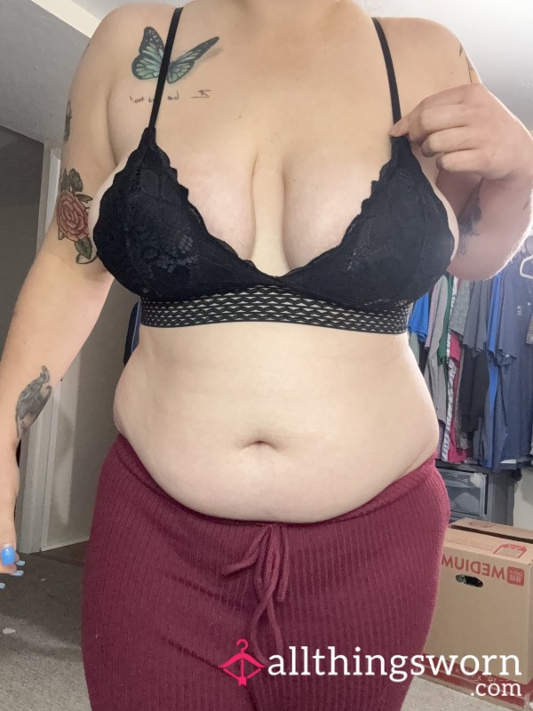 Black Lacy Bra