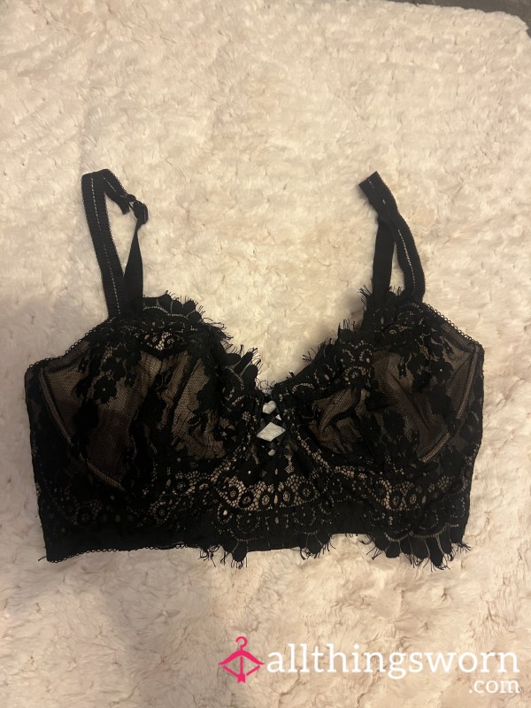 Black Lacy Busty Ann Summers Bra