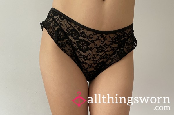 Black Lacy Panty