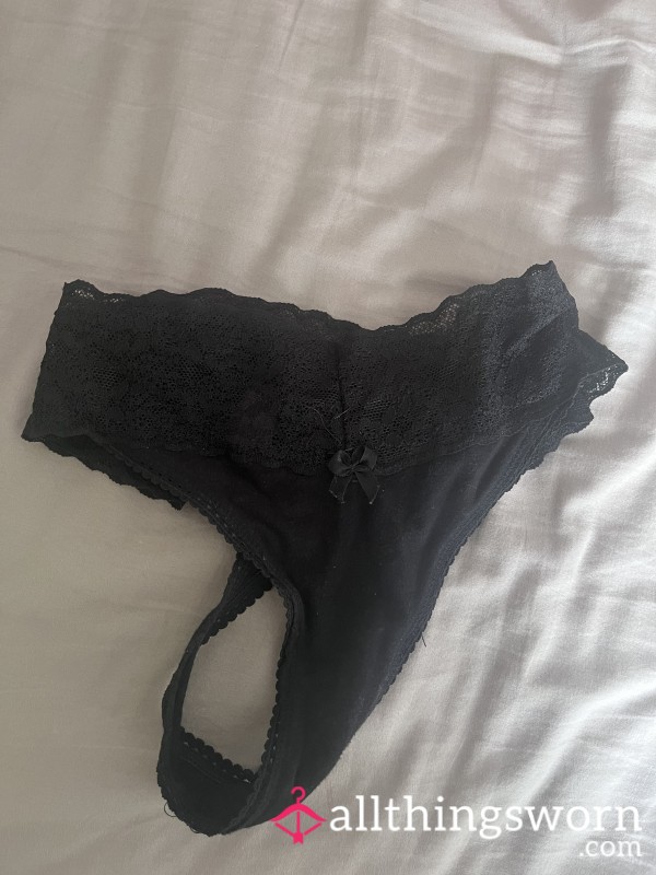 Black Lacy Panty