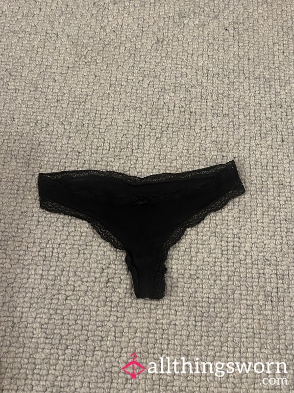 Black Lacy Thong 🖤😍