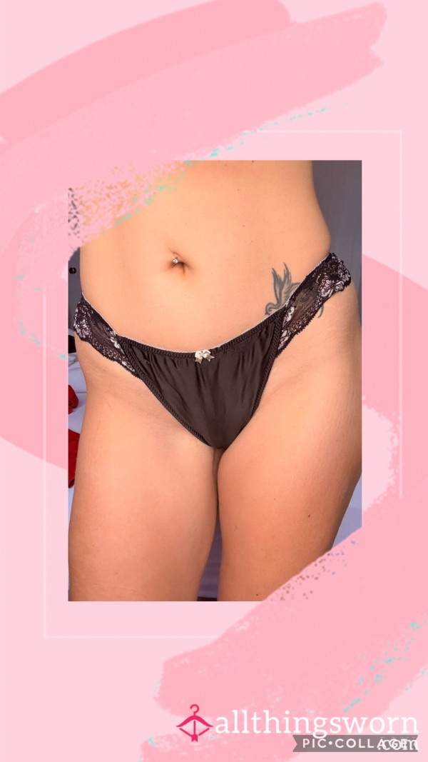 Black Lacy Thong 🖤