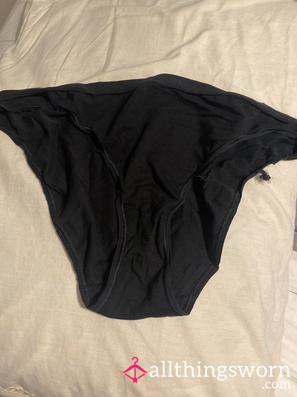 Black Large Panties