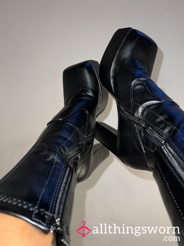 🖤 ASMRahhhh Black Leather Ankle Boot Worship 🖤