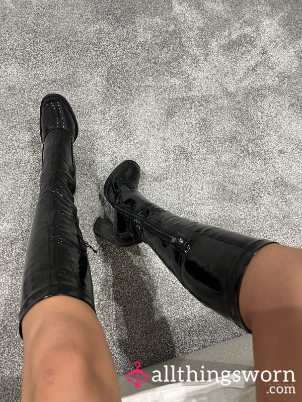 Black Leather Boots