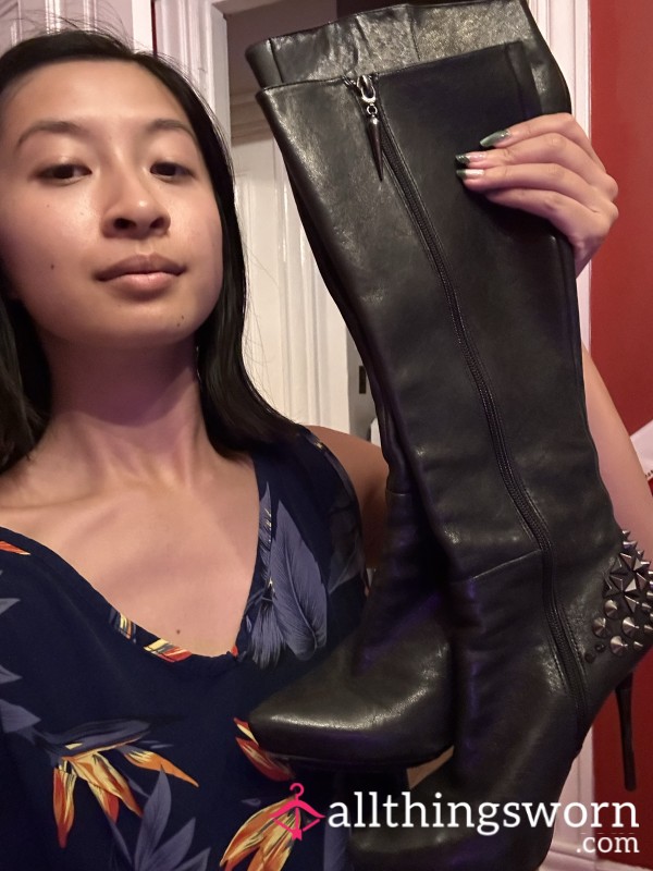 Black Leather Boots