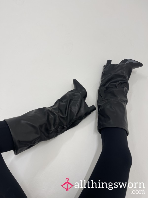 Black Leather Boots