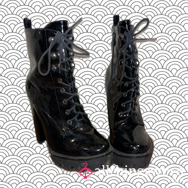 Black Leather Boots