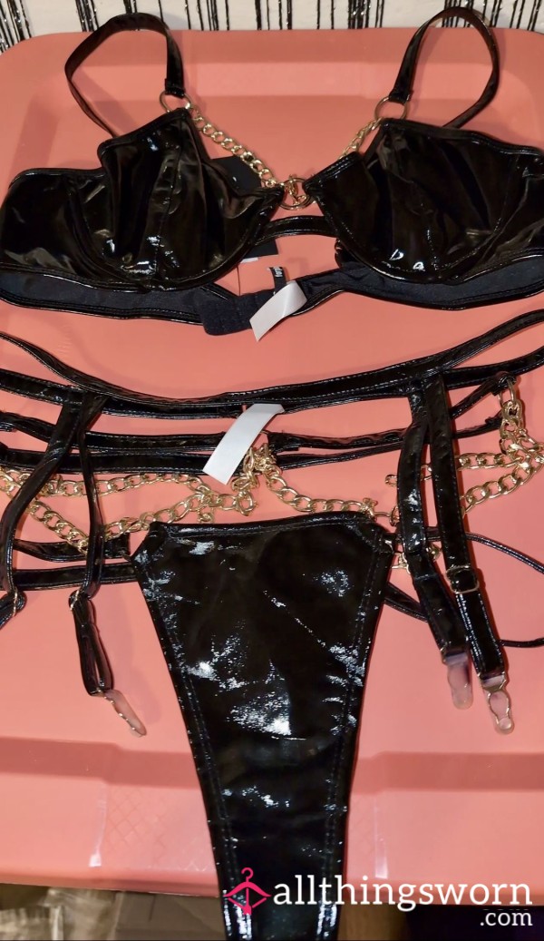 Black Leather Lingerie
