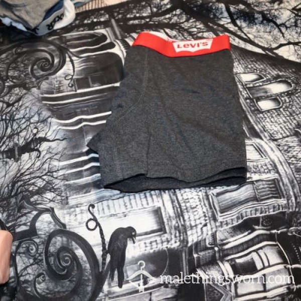 Black Levi Medium Underwear Red Band