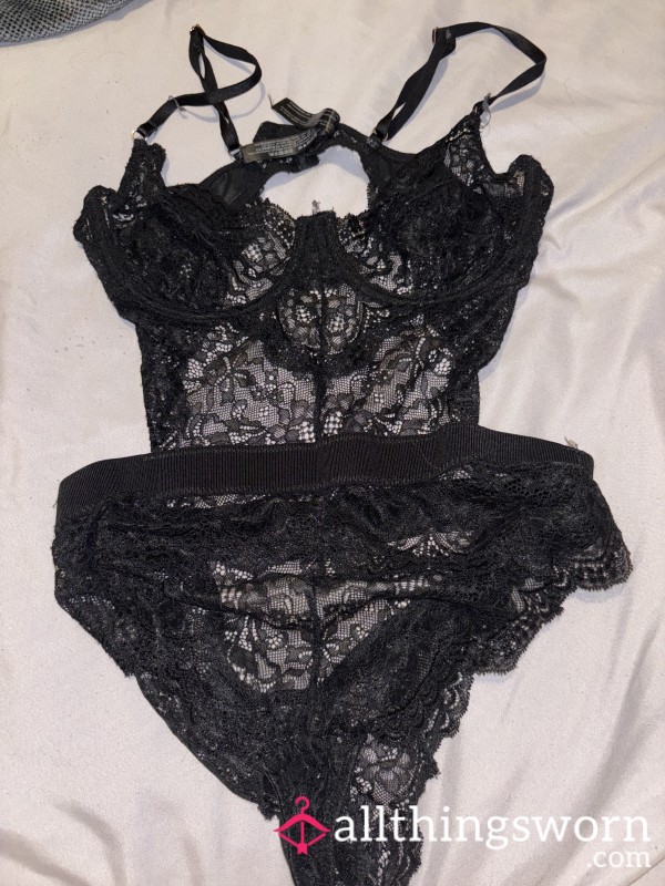Black Lingerie Outfit
