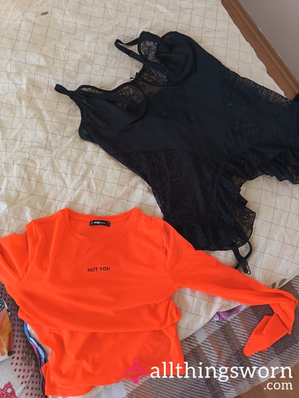 Black Lingerie ~ Set Of 3 Photos