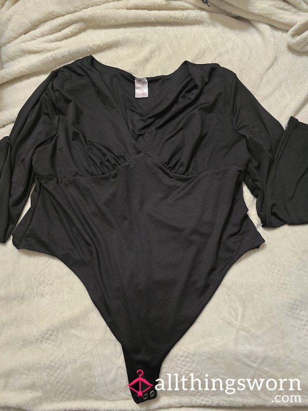 Black Long Sleeve Bodysuit