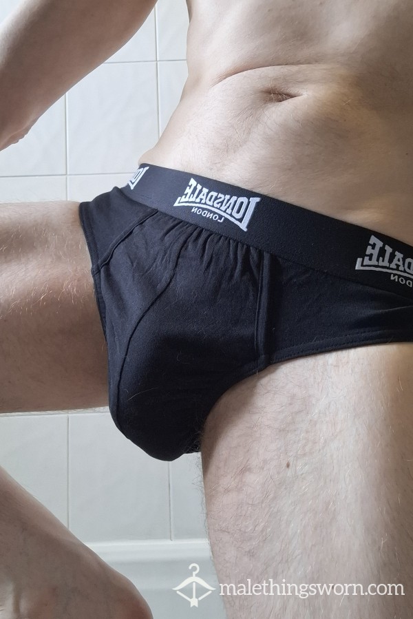 Black Lonsdale Briefs, Medium