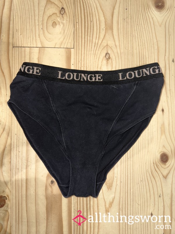 Black Lounge Briefs - Well WORN