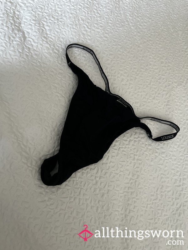 Black Lounge G-string Swimwear Material🖤