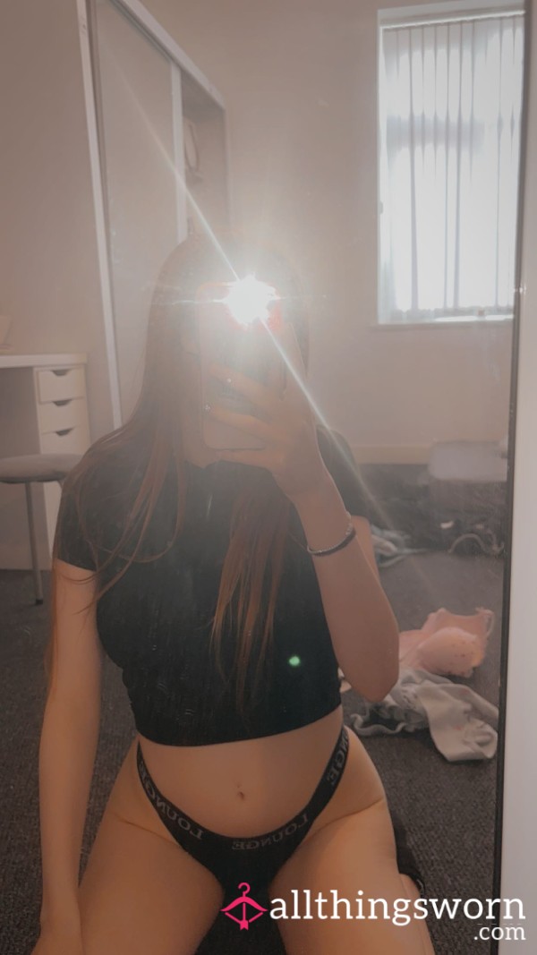 Black Lounge Thong X