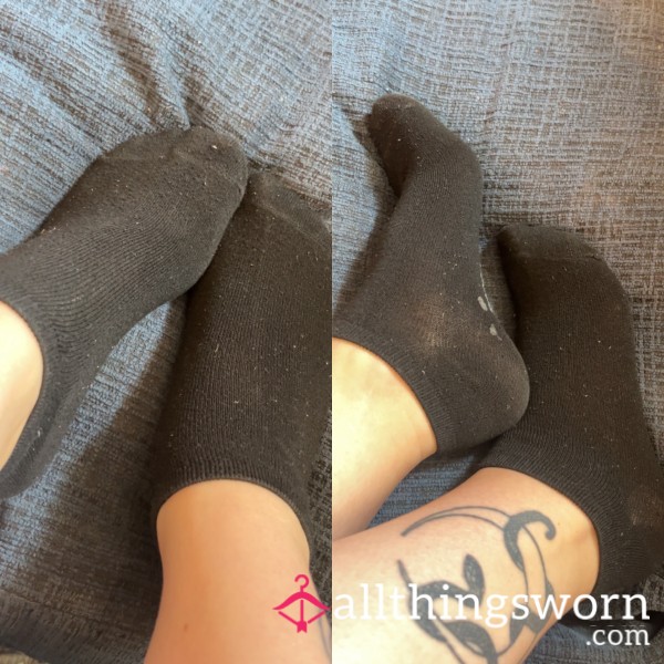 Black Low Ankle Socks