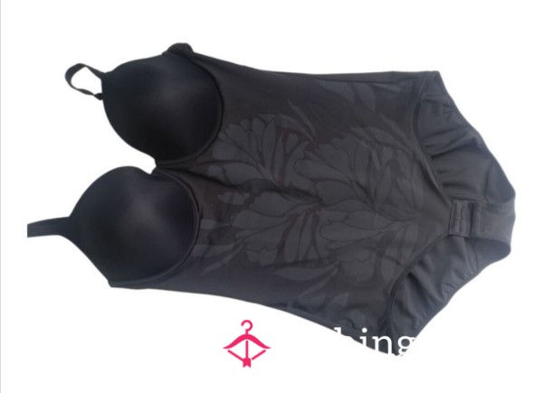 Black Maidenform Bodysuit Shaper L